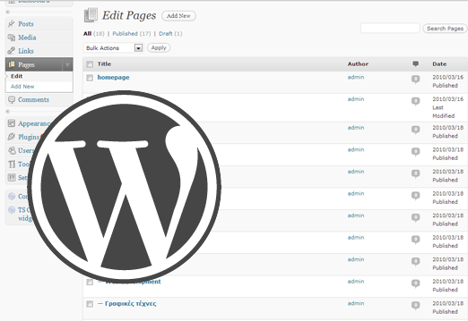 wordpress site development